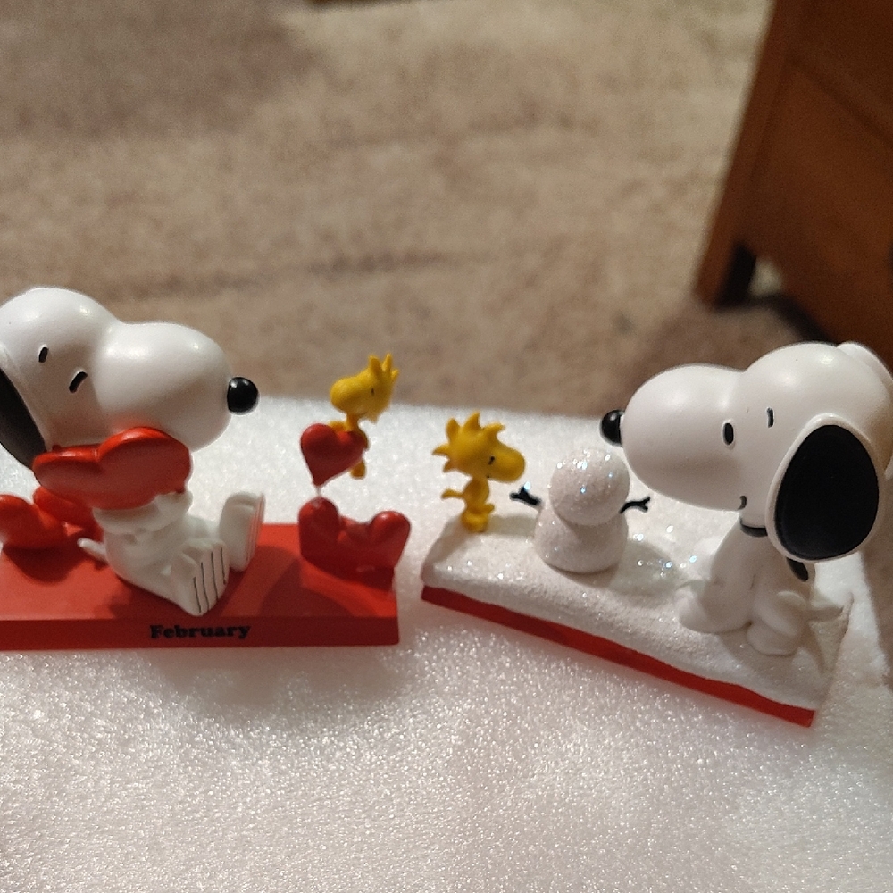 The Bradford Exchange Snoopy Perpetual Calendar with Red Accents